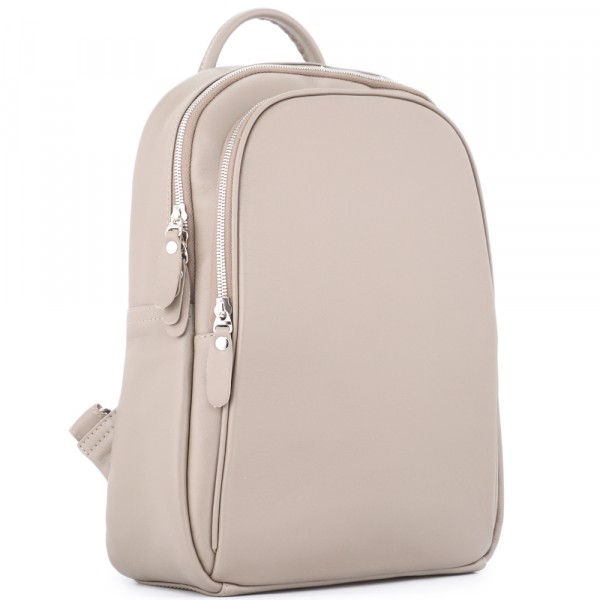 Кожаный рюкзак "Рамона" (капучино). фото 1