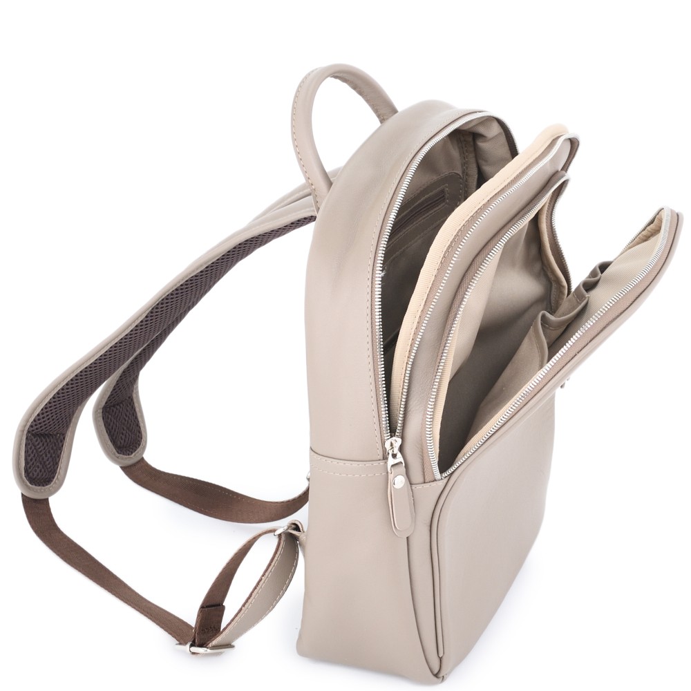 Кожаный рюкзак "Рамона" (капучино)