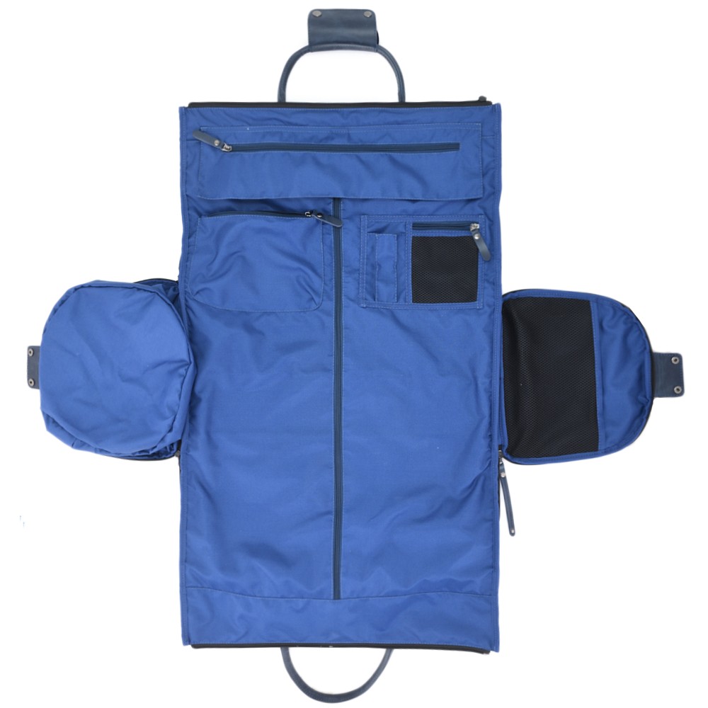 Кожаная сумка-портплед "Титан" (синий)