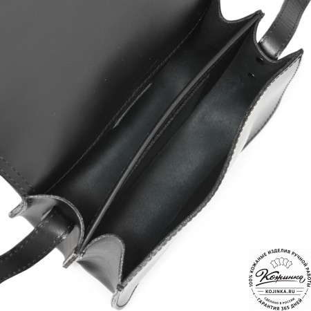 Женская кожаная сумка "Аргентина" (черный)