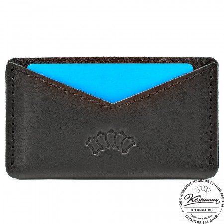 Держатель для пластиковых и банковских карт "Эрик" (черный) 