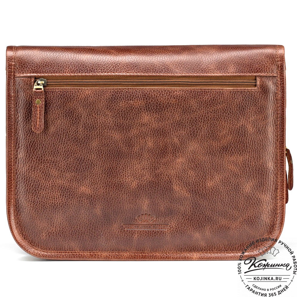 Кожаная сумка "Риана" (светло-коричневая)