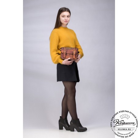 Женская кожаная сумка "Наоми" (эксклюзив)