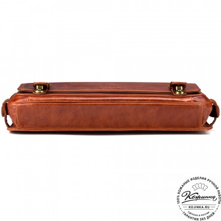 Кожаный портфель "Арамис" (рыжий антик)