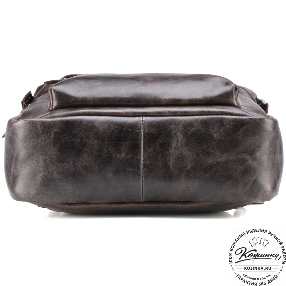 Кожаный рюкзак "Стефания" (тёмно-коричневый антик)