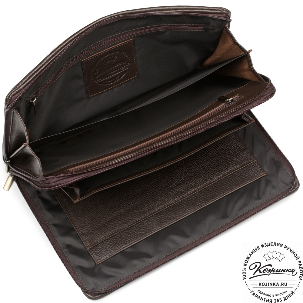 Папка для документов "Холли" (тёмно-коричневая)