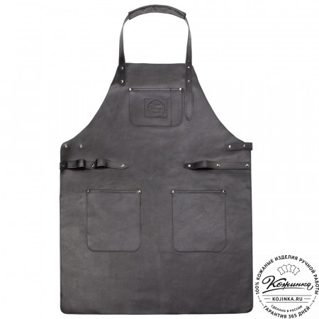Кожаный фартук (чёрный)