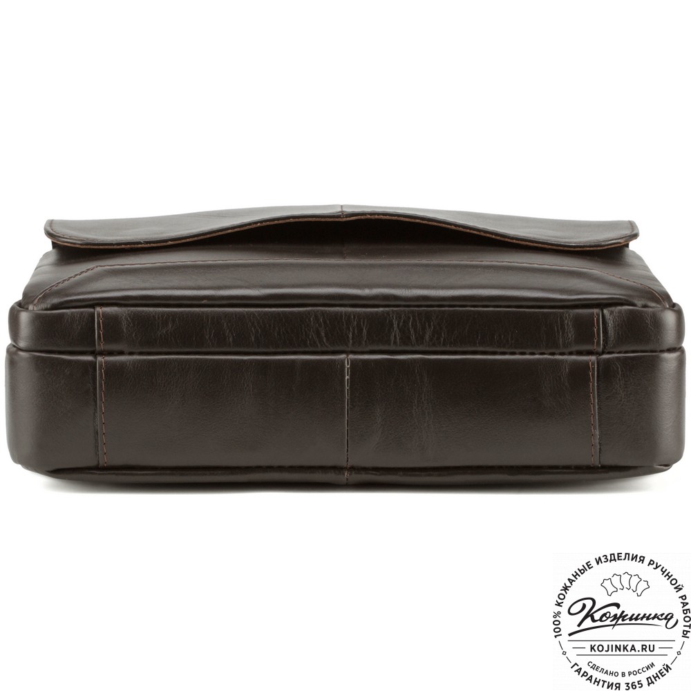 Кожаная сумка "Леон" (коричневая)