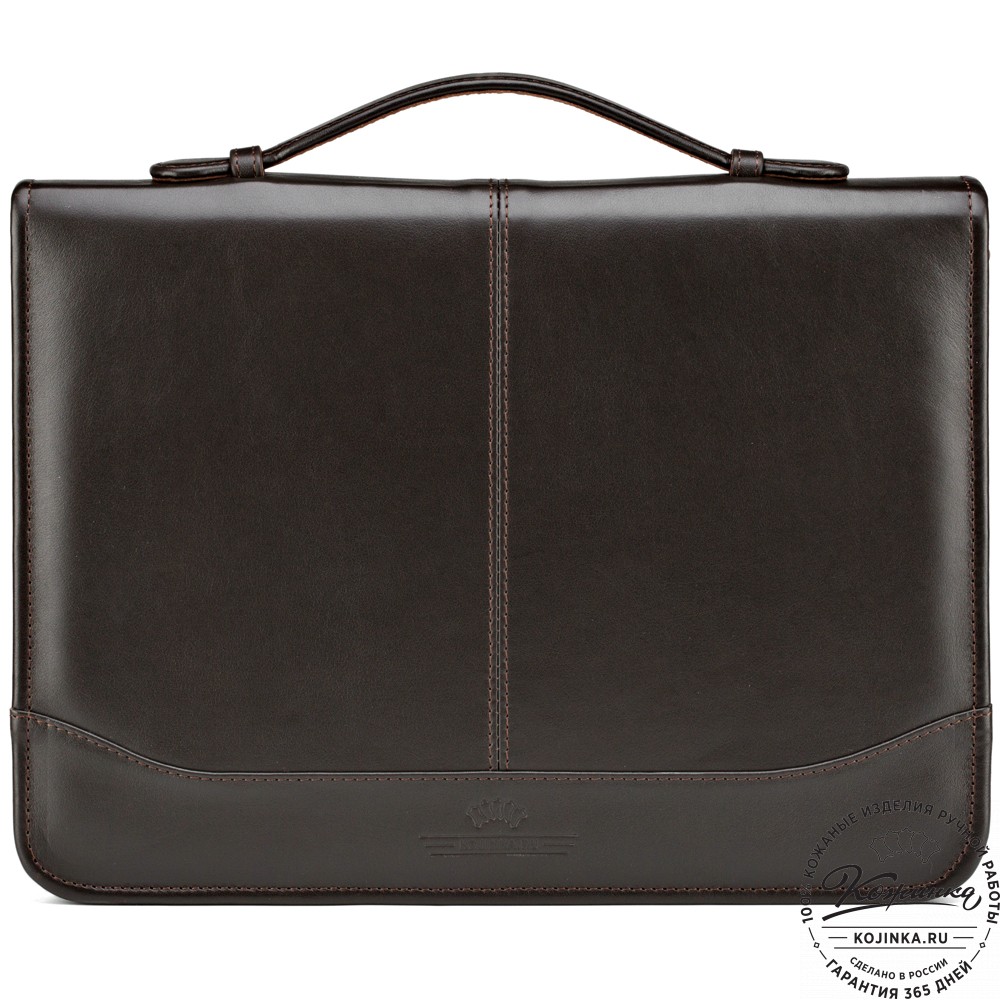 Папка для документов "Атташе" (тёмно-коричневая)