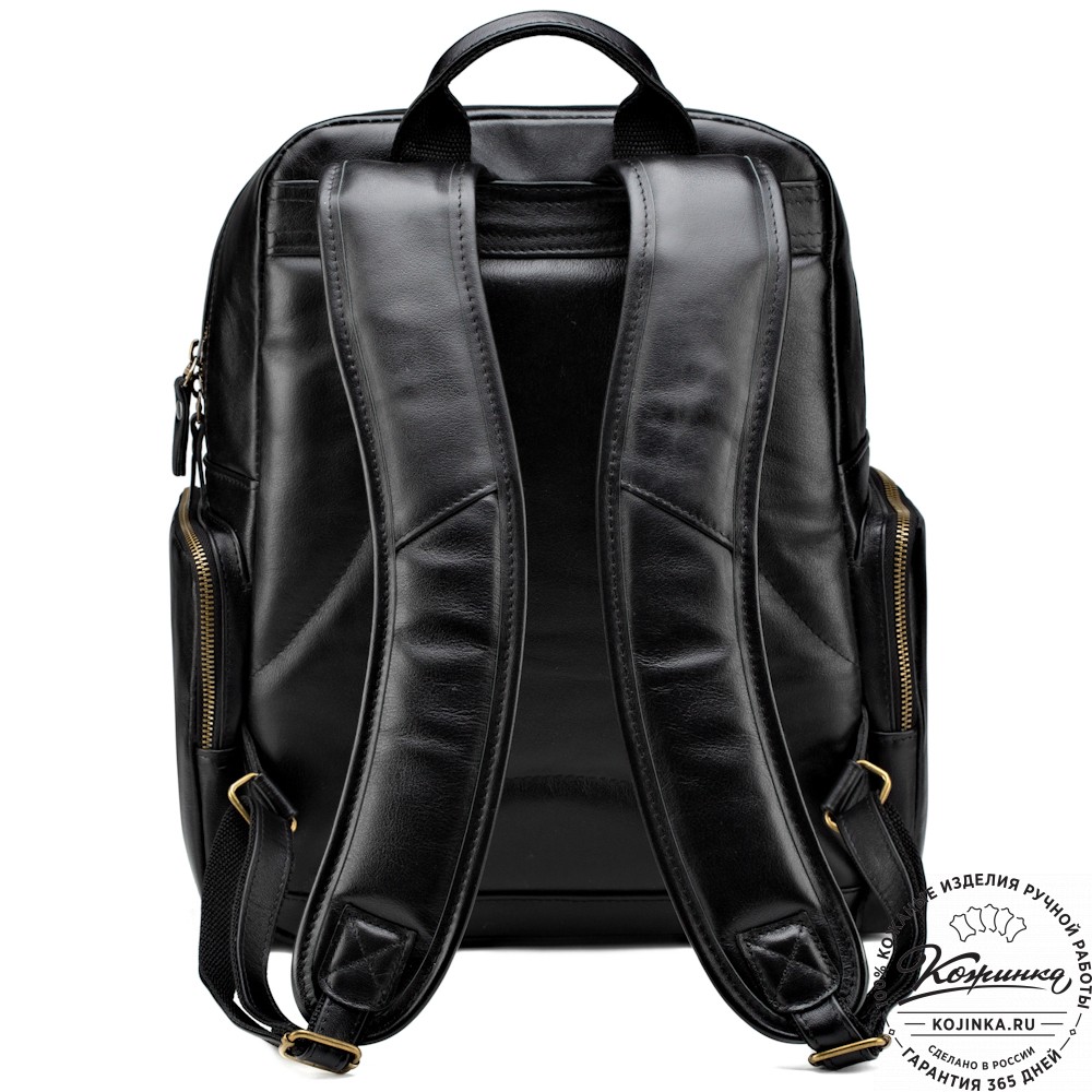 Кожаный рюкзак "Дионис" (чёрный)