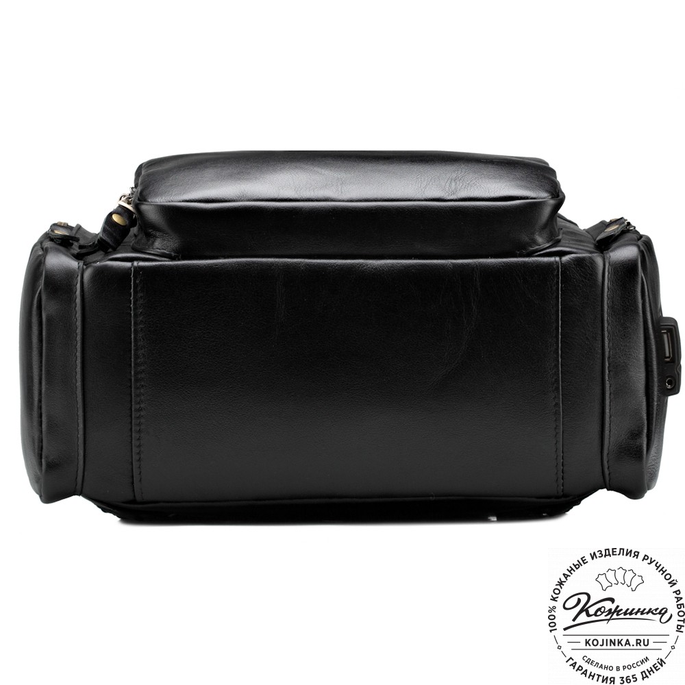 Кожаный рюкзак "Дионис" (чёрный)