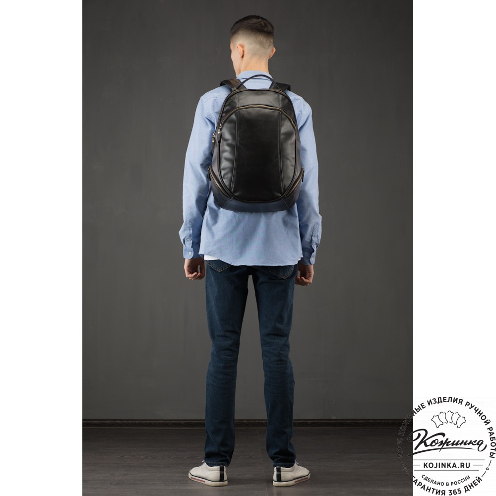Кожаный рюкзак "Ланселот" (песочный крейзи)