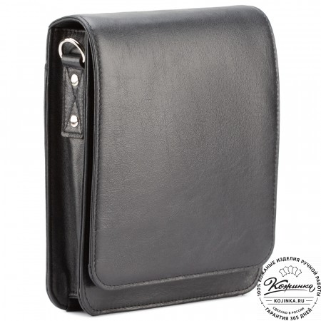 Мужская кожаная сумка "Таллин" (черная)