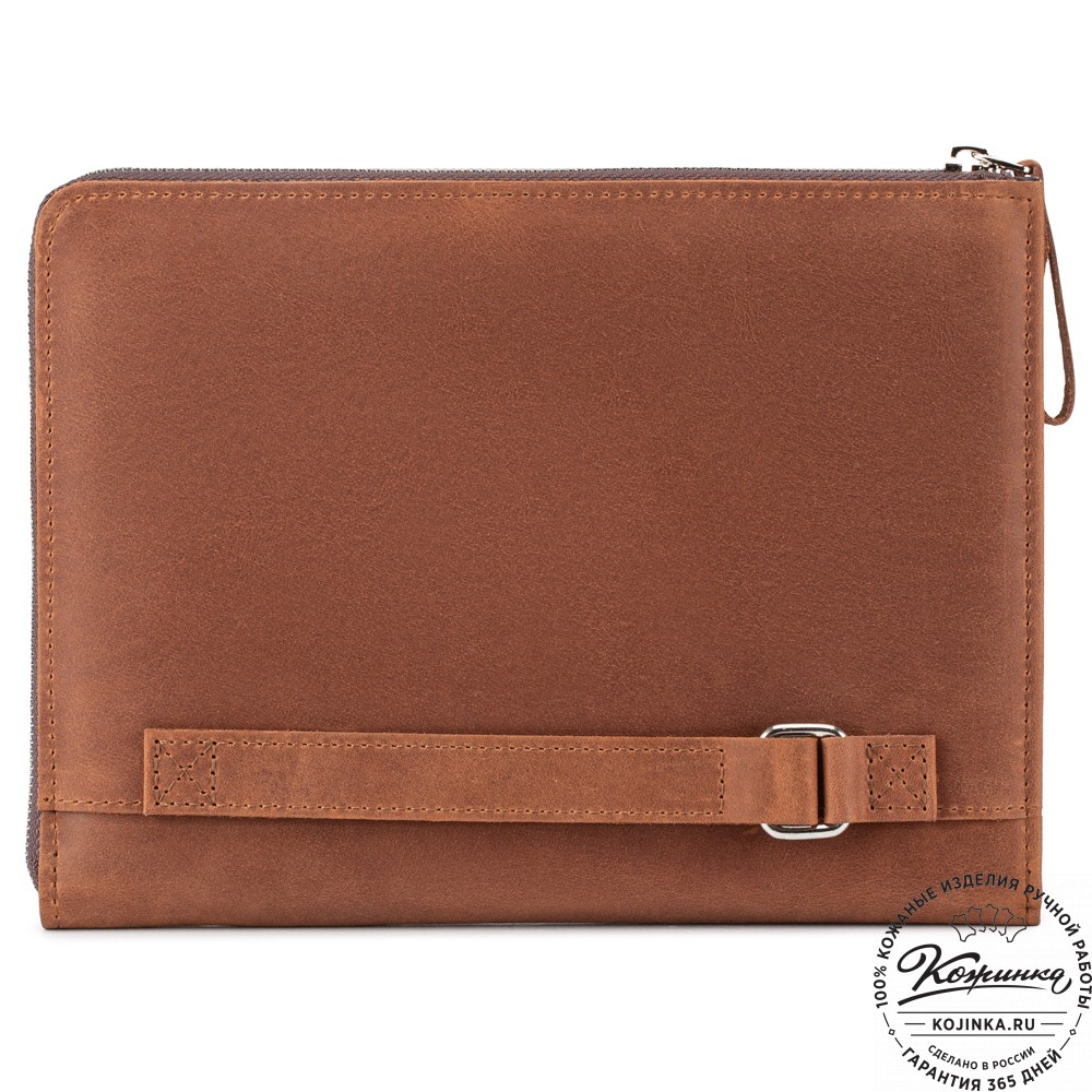 Кожаная папка для документов "Кейптаун" (коричневый крейзи)