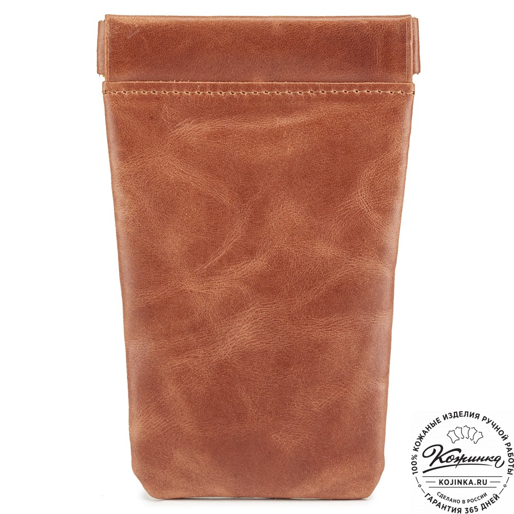 Кожаная ключница "Бельгия" (коричневая)