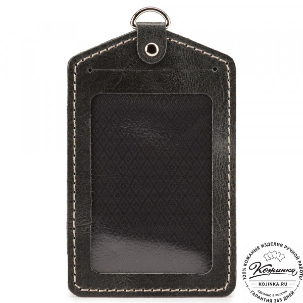 Кожаный бейдж "Польша" (черный). фото 1