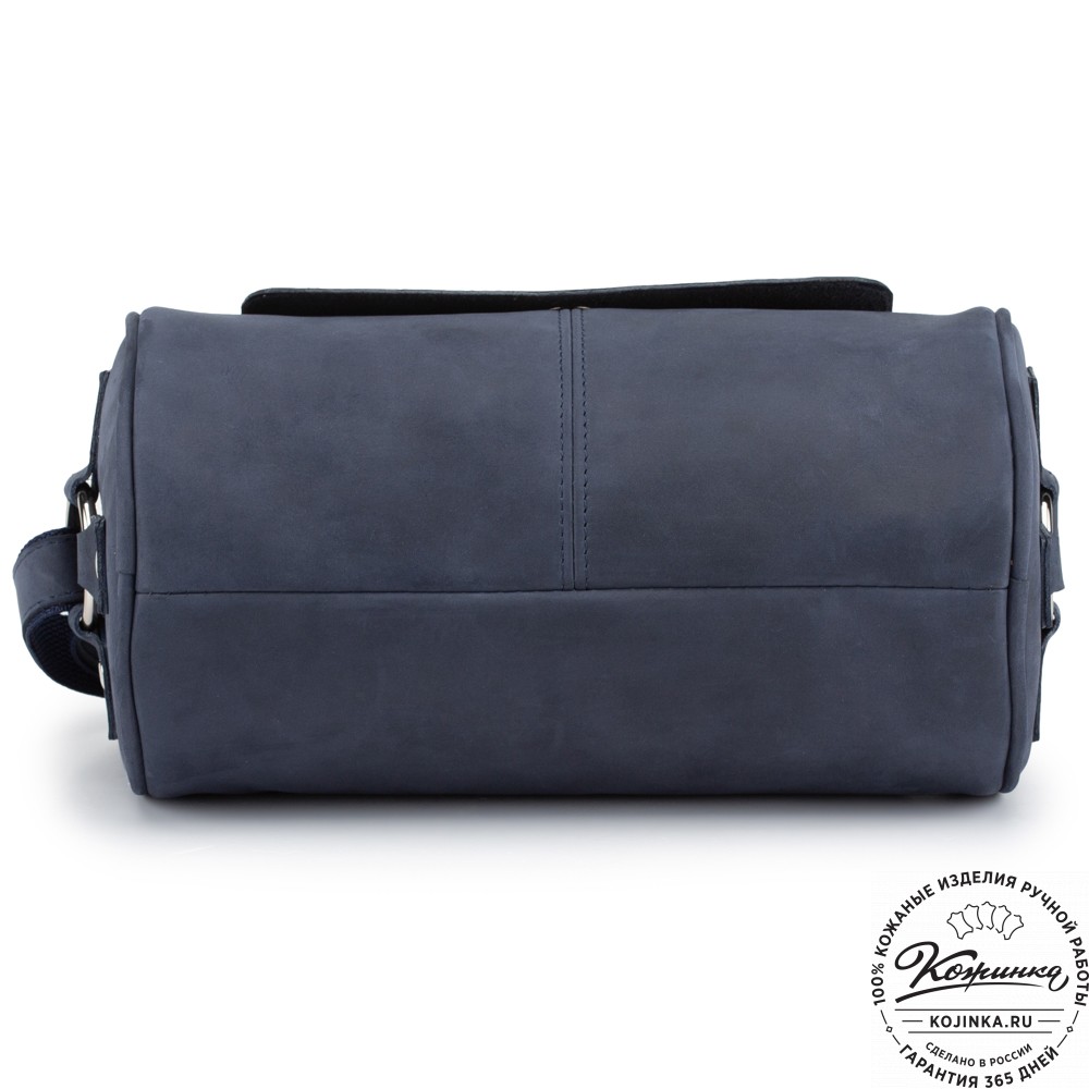 Кожаная сумка "Джерри" (синий крейзи)