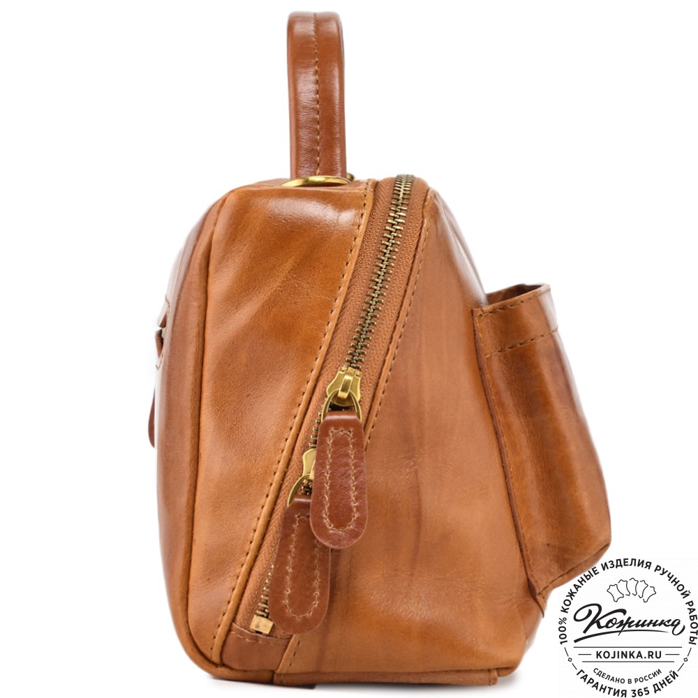 Женская кожаная сумка "Крис" "Кролики чудики"