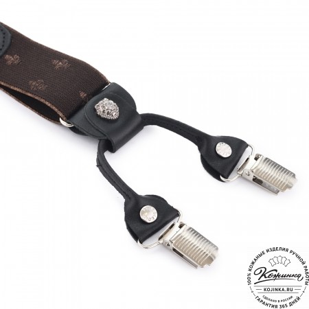  Подтяжки подарочные (коричневые)