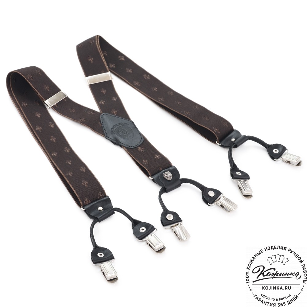  Подтяжки подарочные (коричневые)