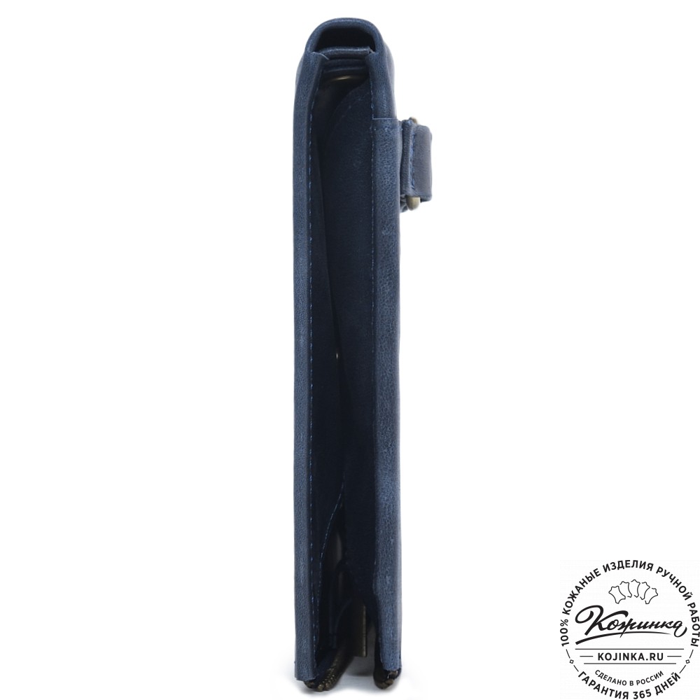  Кожаная папка для документов "Кейптаун" (синий антик) 