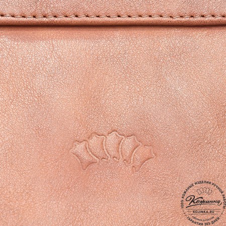  Женская кожаная сумка "Аврора" (рыжая гладкая кожа)