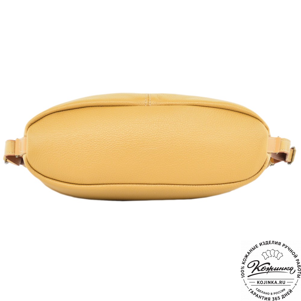  Женская кожаная сумка-трансформер "Ливадия" (охра)