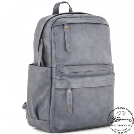 Кожаный рюкзак "Дунай" (джинс)