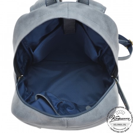 Кожаный рюкзак "Дунай" (джинс)