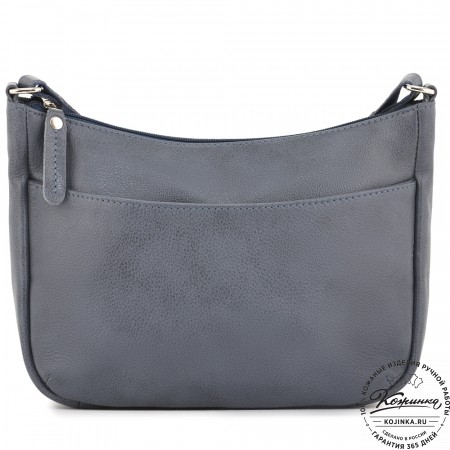 Женская кожаная сумка "Нева" (джинс)