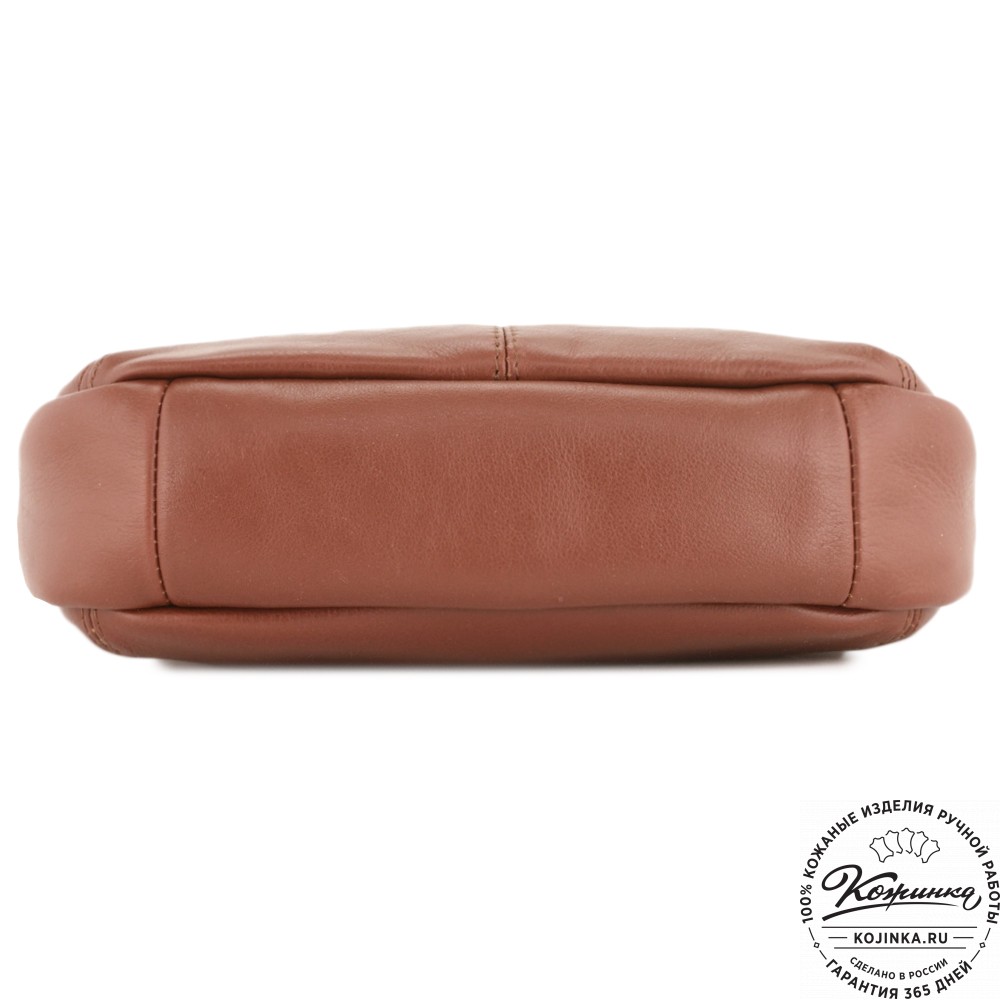 Женская кожаная сумка "Нева" (коньяк)