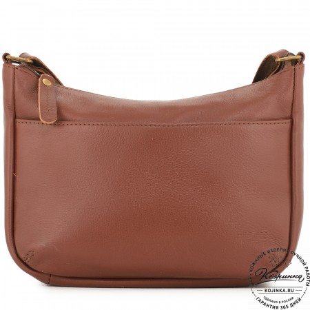 Женская кожаная сумка "Нева" (коньяк)