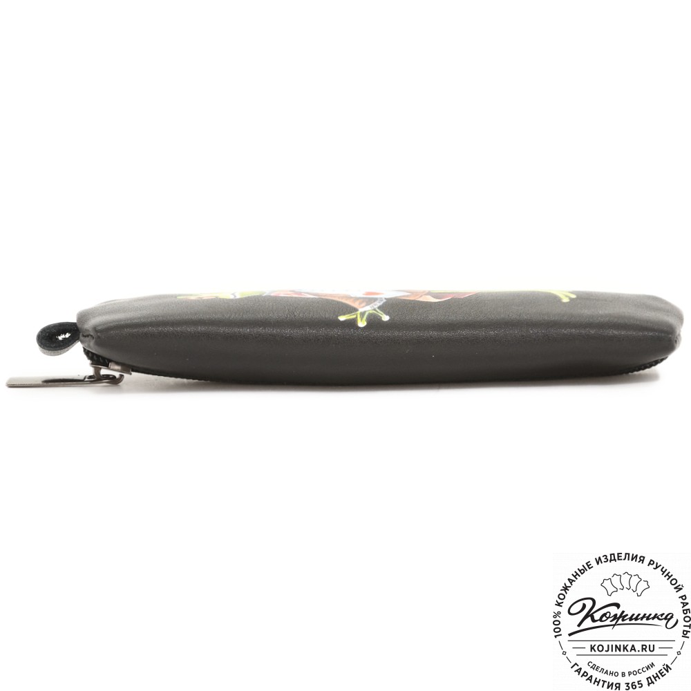 Кожаная ключница «Соло» "Лягушка"
