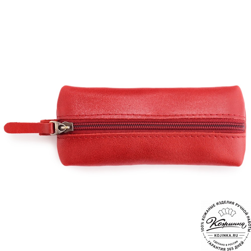 Кожаная ключница «Соло» "Красная королева" (красный)