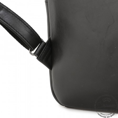 Кожаный рюкзак "Рамона" (чёрный)