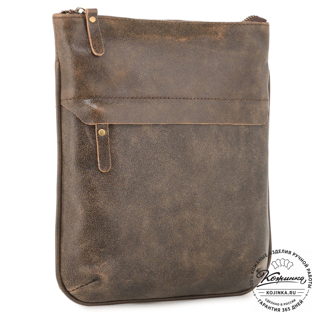Мужская кожаная сумка "Говард" (коричневая наппа)