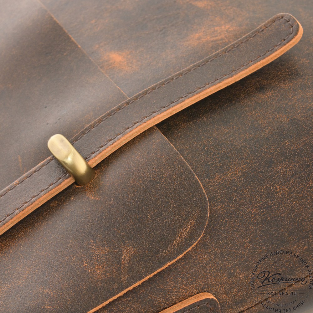 Кожаный портфель "Англетер" (коричневый эксклюзив)