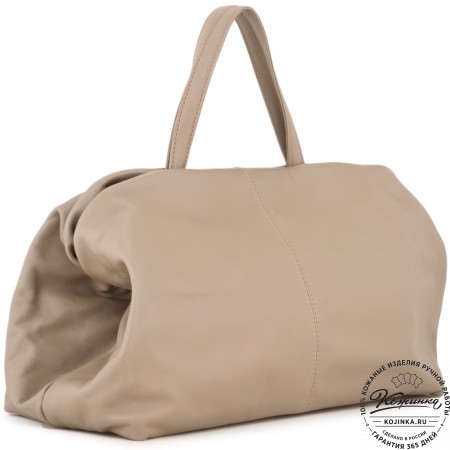 Женская кожаная сумка "Испания" (капучино)