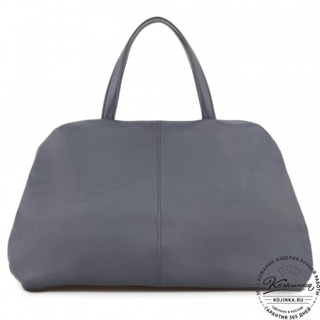 Женская кожаная сумка "Испания" (синяя)