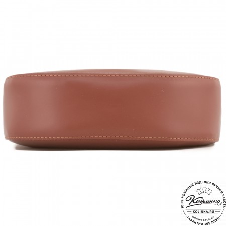 Женская кожаная сумка "Кантри" (коньяк)