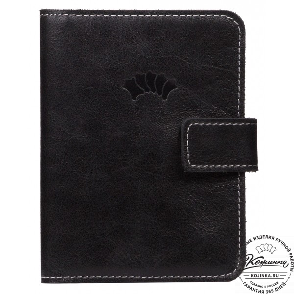 Кожаный бумажник водителя Бостон (чёрный). фото 1