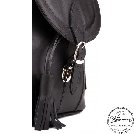 Кожаный рюкзак «Валлетта» (черный)