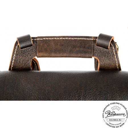 Кожаный ранец "Максимус 3" (коричневый эксклюзив)