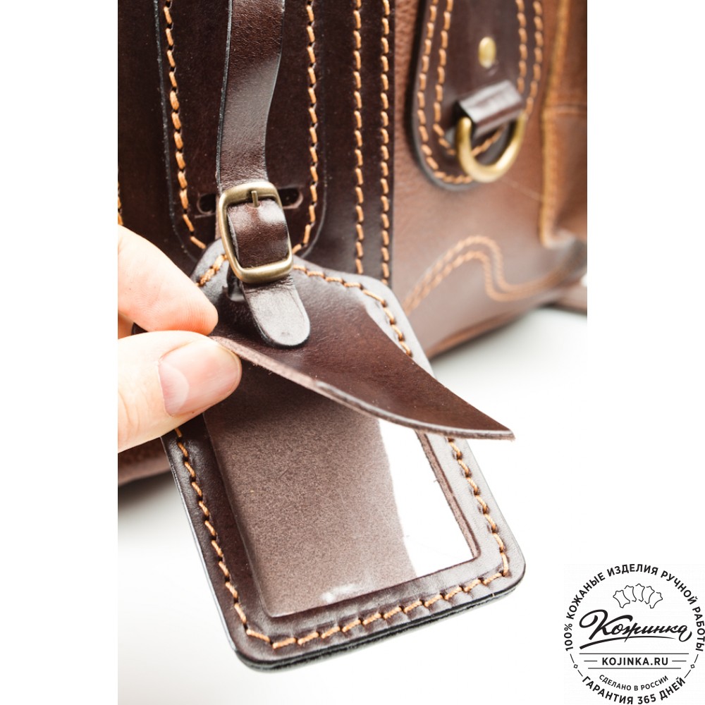 Кожаный рюкзак "Стиль 2" (коричневый)