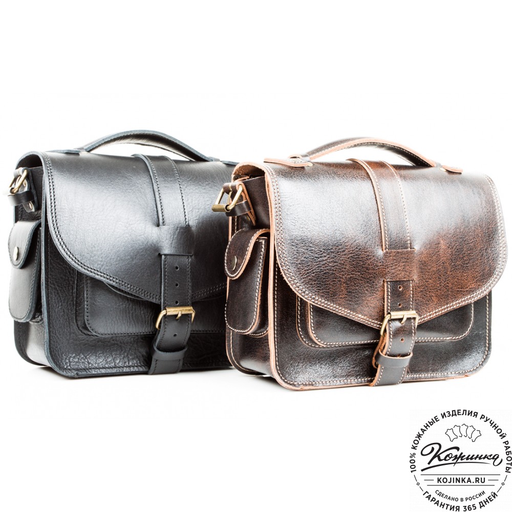 Кожаная  сумка "Виктория" (бежевая)