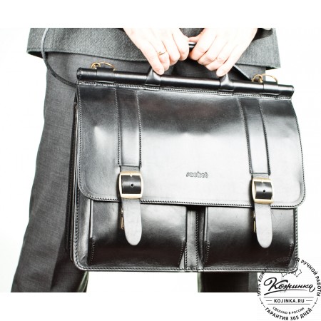 Кожаный портфель "Префект" (коричневый)