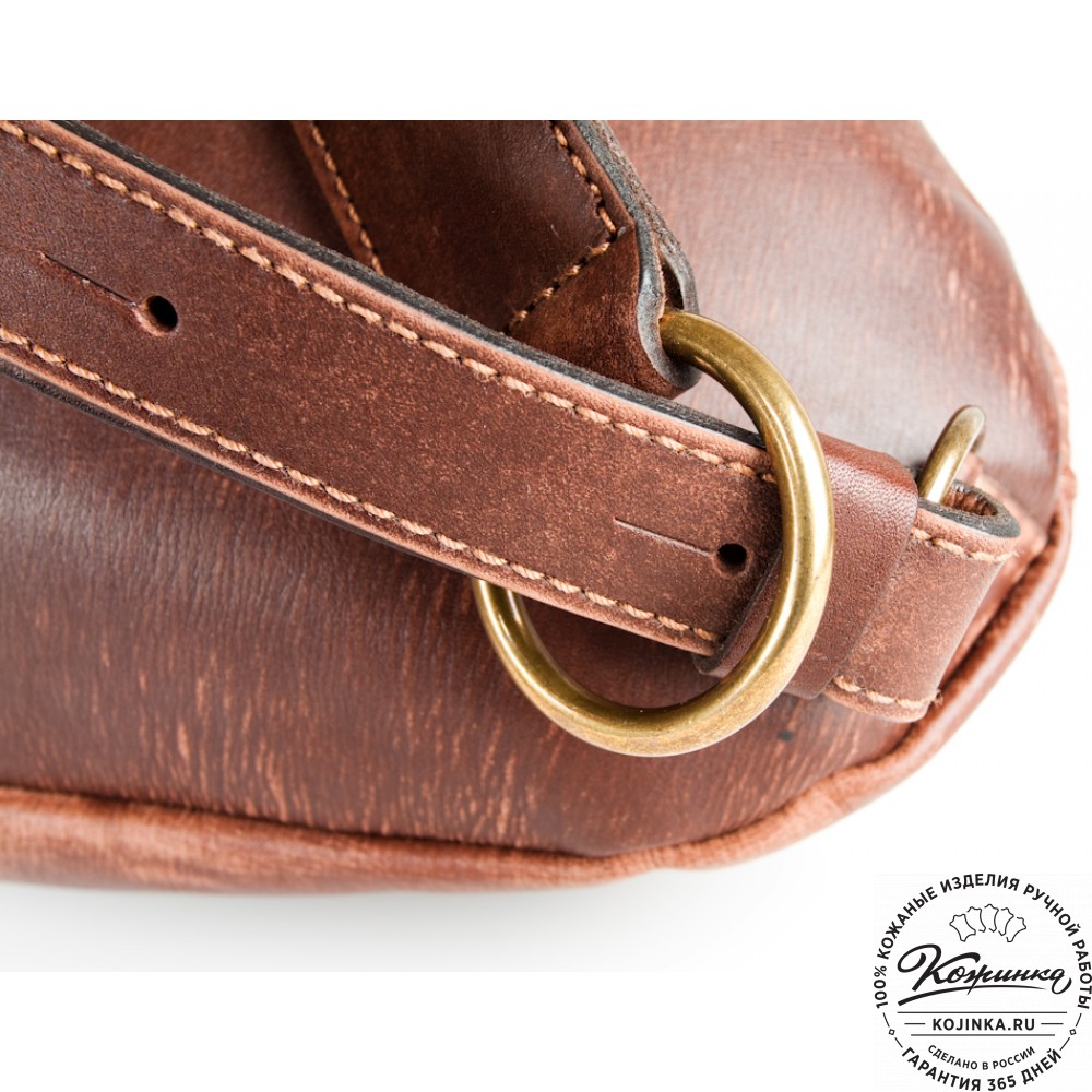 Кожаный рюкзак "Эль-Пасо" (светло-коричневый)