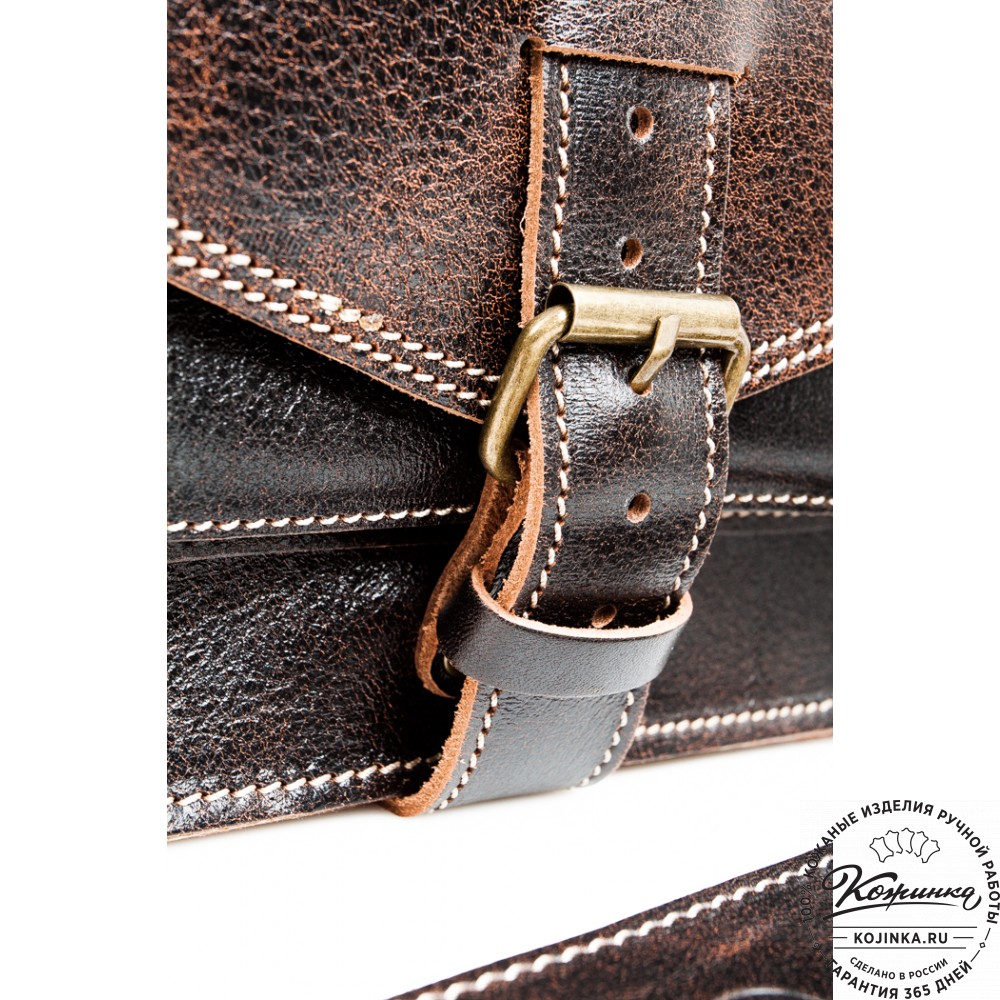 Кожаная  сумка "Виктория" (коричневый эксклюзив)