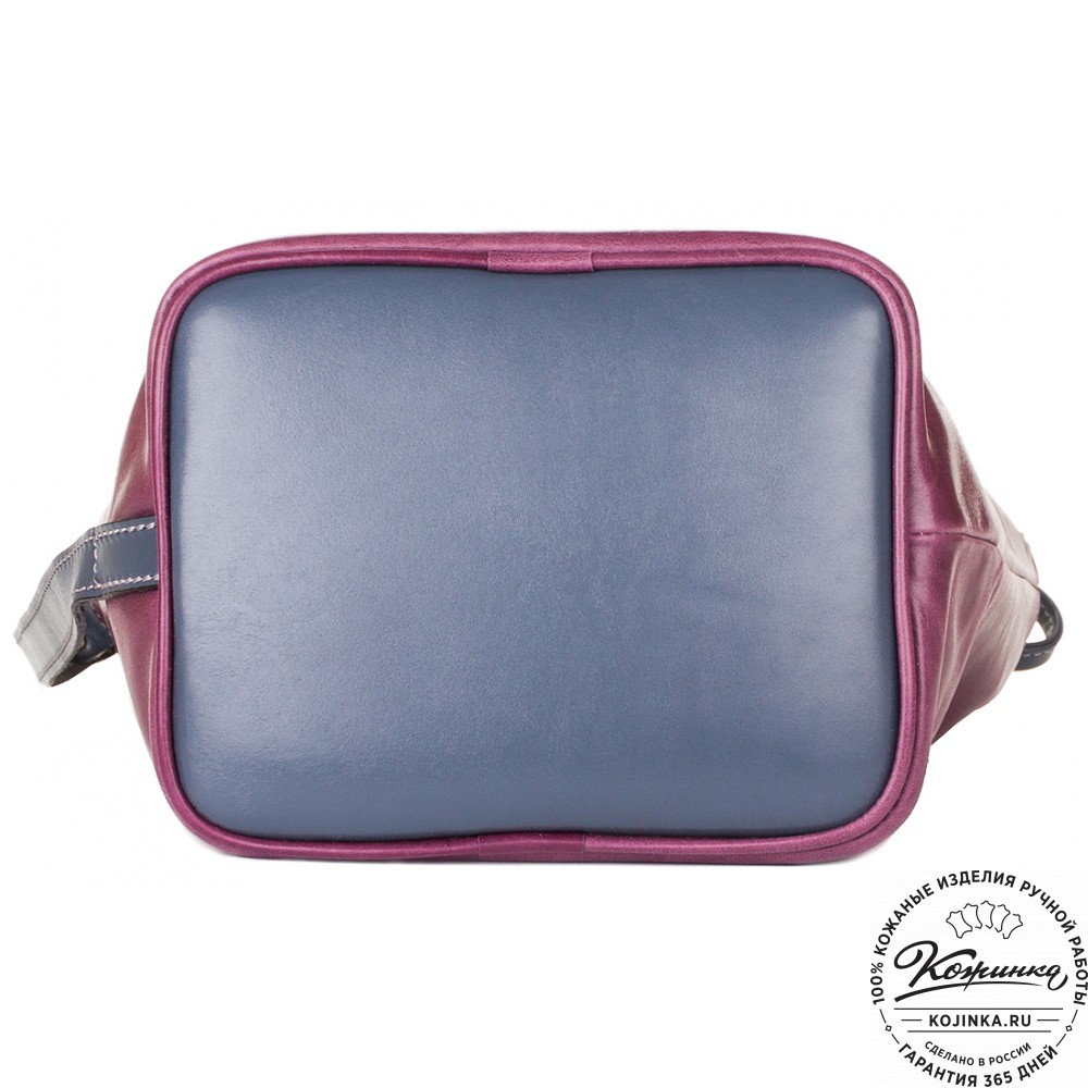 Кожаная сумка "Хлоя" (сирень)