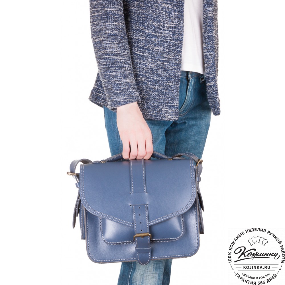 Кожаная  сумка "Виктория" (бежевая)